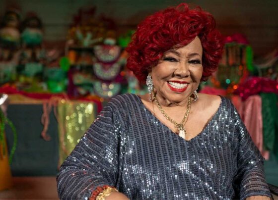 Alcione sendo homenageada no "Som Brasil"