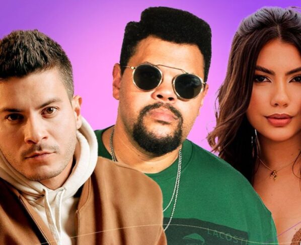 Arthur Aguiar, Babu Santana e Fernanda Santana