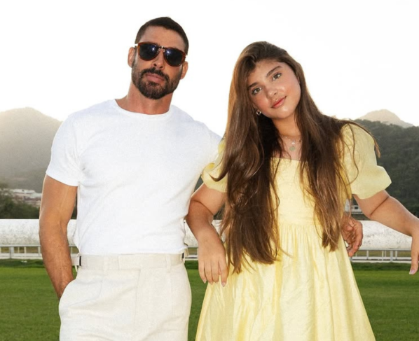 Cauã Reymond surpreende com foto da filha nas redes