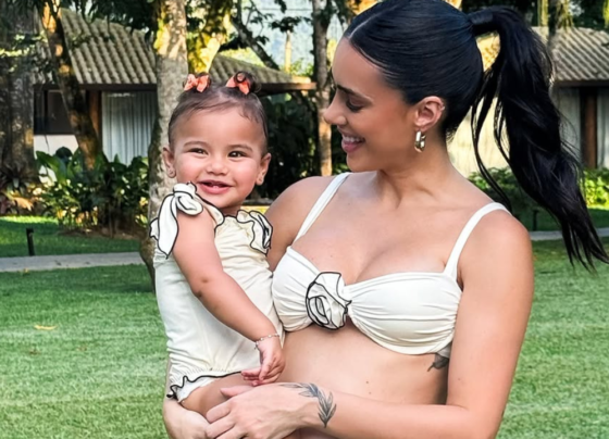 Filha de Neymar surge com maiô caríssimo