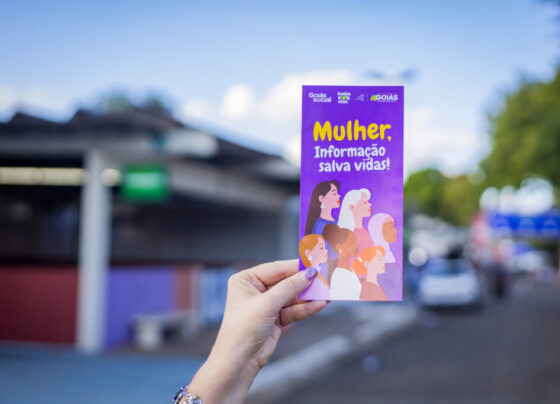 Ônibus Lilás orienta mulheres durante 78ª Exposição Agropecuária de Goiás